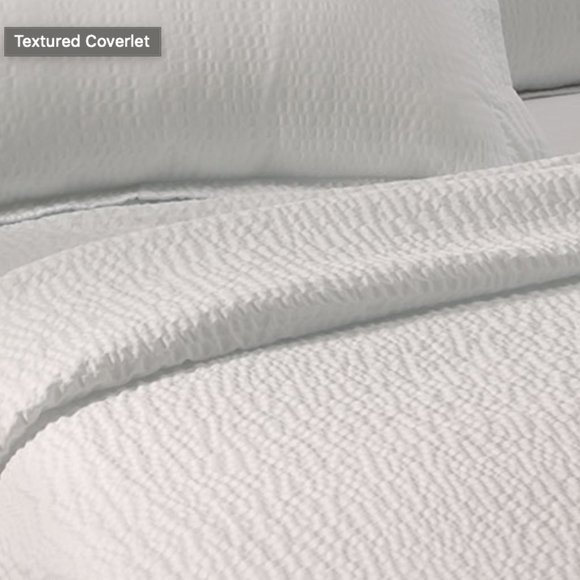 Courtyard by Marriott Other - King Ripple Texture Coverlet and Sham - Marriott